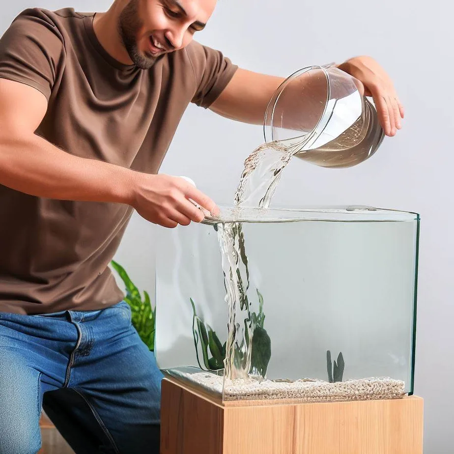 Jak wlać wodę do akwarium